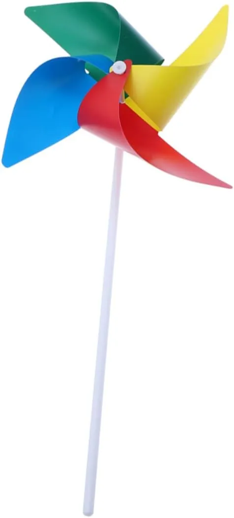 Toys for Boys and Girls 20 Pack Plastic Windmills Rotating Garden sandy crystalline Dec Windmill 