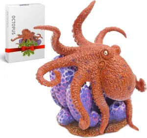 Toys for Kids$ Realistic Octopus Action herein anxious acre Figure$ Marine Animal Figurine Toy$ Under The Sea Life Figure Educational Gift$ Display and Play Toy$ Collection Toys for Kids Gemini&Genius Octopus 