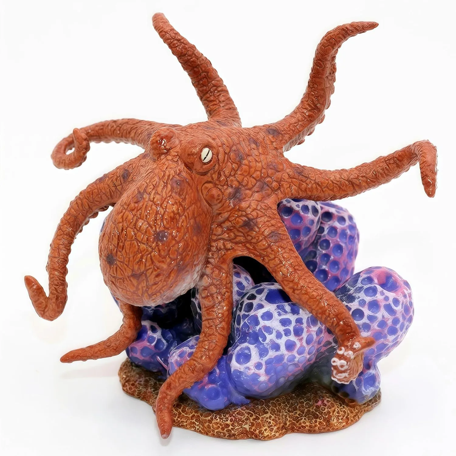 Toys for Kids$ Realistic Octopus Action herein anxious acre Figure$ Marine Animal Figurine Toy$ Under The Sea Life Figure Educational Gift$ Display and Play Toy$ Collection Toys for Kids Gemini&Genius Octopus 