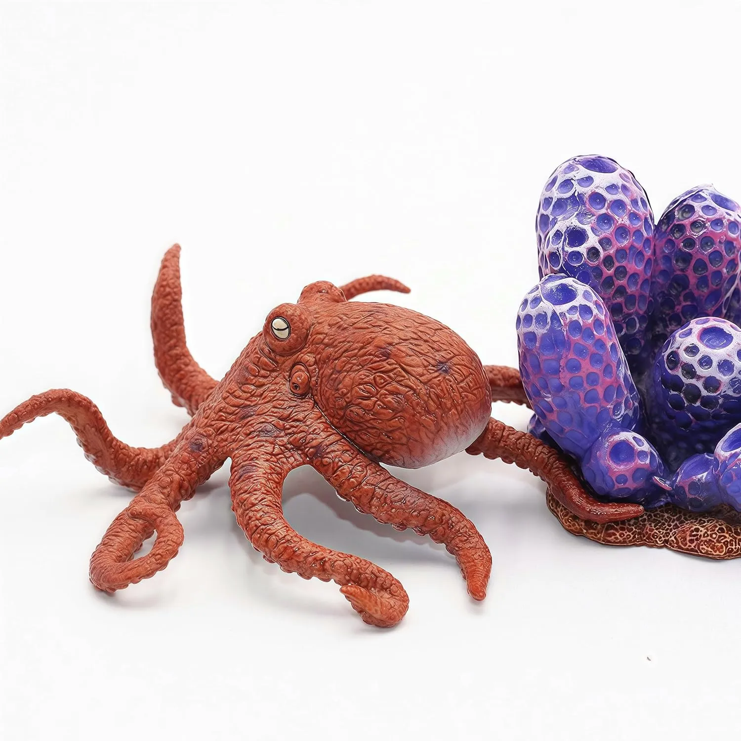 Toys for Kids$ Realistic Octopus Action herein anxious acre Figure$ Marine Animal Figurine Toy$ Under The Sea Life Figure Educational Gift$ Display and Play Toy$ Collection Toys for Kids Gemini&Genius Octopus 