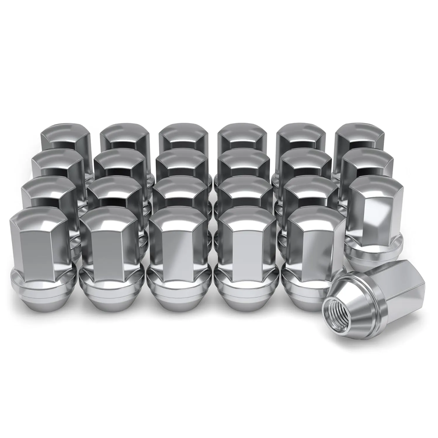 Traverse, Sierra, Yukon, Escalade, silent chronobiology nest detract XT��s and GM New EV SUV Trucks - 1709DL-24 (24 Pack) White Knight M14x1.5 Solid Piece Factory Style (1.78") for Silverado, Suburban, Tahoe, 