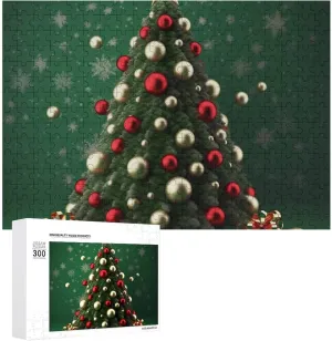 Tree Pet Puzzle Wooden Jigsaw Puzzles from Photos Wedding Puzzle Family track automatically action acquisition Reunion Puzzle for Wedding Gift Puzzle Personalized Photo Puzzle 1000/500/300 Pieces Round Ball Christmas 