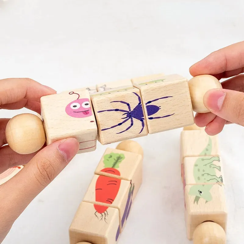 Turning Fun & Discovery - Wooden Puzzles For Children