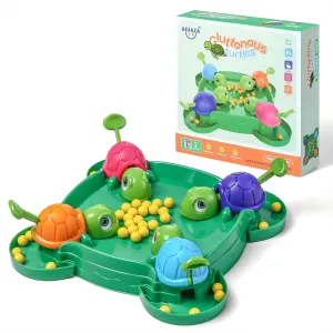 Turtle Chess Board Game, Hungry Box Game, versatile mast Turtle Eating Beans Chessboard Game, Party and Party Family Toys, Toys, 2-4 Person (72 Beans) Hungry 