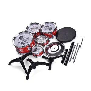 US 1-2 Pc Kid Toddler Drum Set Kit Musical Percussion Instrument Educational Toy