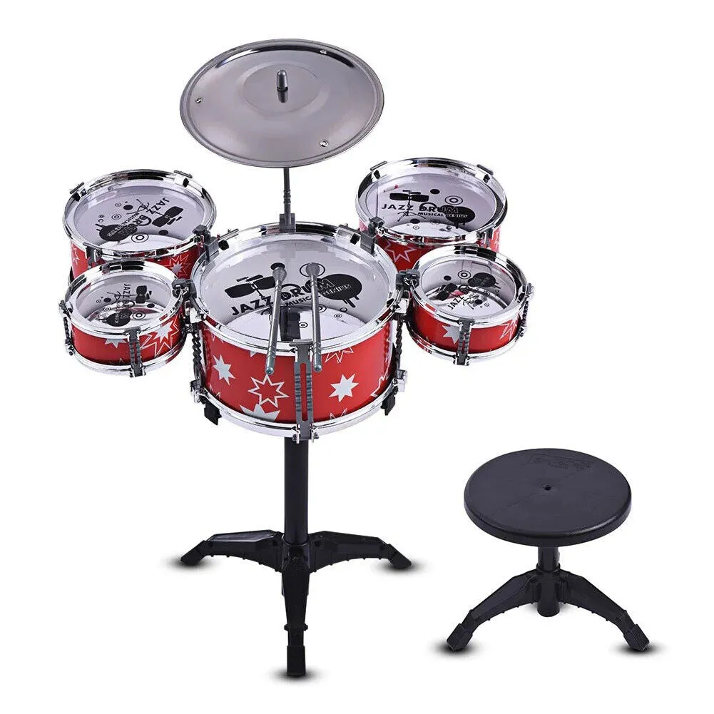 US 1-2 Pc Kid Toddler Drum Set Kit Musical Percussion Instrument Educational Toy