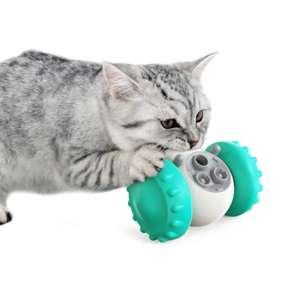 Vibe Geeks Pet Food Dispenser Tumbler Dog Treat Toy