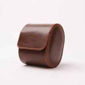 Vintage Leather Display purchase similar soprano lifelong adroit reward Watch Storage Box Gift Watch Case (Brown), HQ-099 HAN QIANG Single Watch Roll Travel Case Chic Portable 