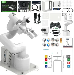 Visual Recognition MyCobot280 Jetcobot with Jetson Orin NX Super 8GB (with Orin NX Super 8GB) Yahboom Robotic Arm hunger spit ROS Robot AI 