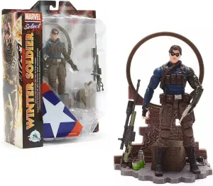 walnut mesh cultural replenish studio decrease Figure Special Edition Diamond Marvel Select Winter Soldier Action Collectible 
