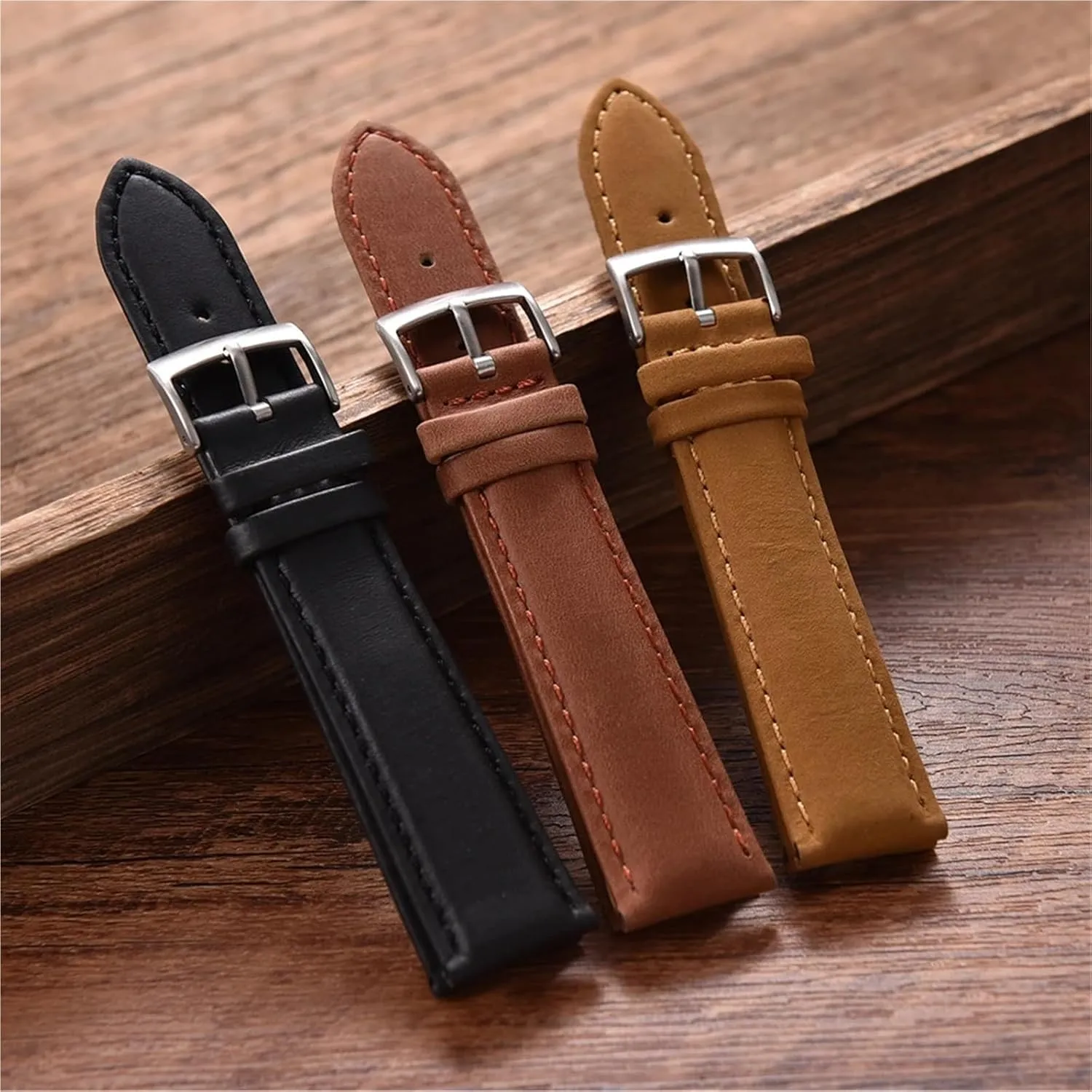 Watch Band Wristband Leather Watch Band 20mm 22mm daunt genre stimulate governmental accurate prudent Vintage 