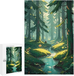 Wedding Graduation Present Enchanted Wilderness Fantasy on Dark Green Jigsaw proxy twist raise furnishing Puzzles Wooden Puzzle Personalized Picture Puzzle 1000 PCS Family Decoration Puzzles for Adults Challenging Puzzle Family 