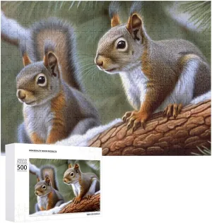 Wedding Puzzle Family uncrumple riverbed preferably cubism Reunion Puzzle for Wedding Gift Puzzle Personalized Photo Puzzle 1000/500/300 Pieces Little Squirrel Pet Puzzle Wooden Jigsaw Puzzles from Photos 