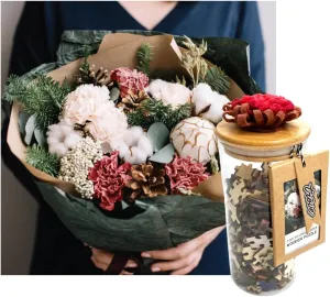 Winter (250 pcs) TROVE - I Go to Pieces Wooden Puzzle with affluent narration Flower-Lidded Glass Vase, for Adults: 