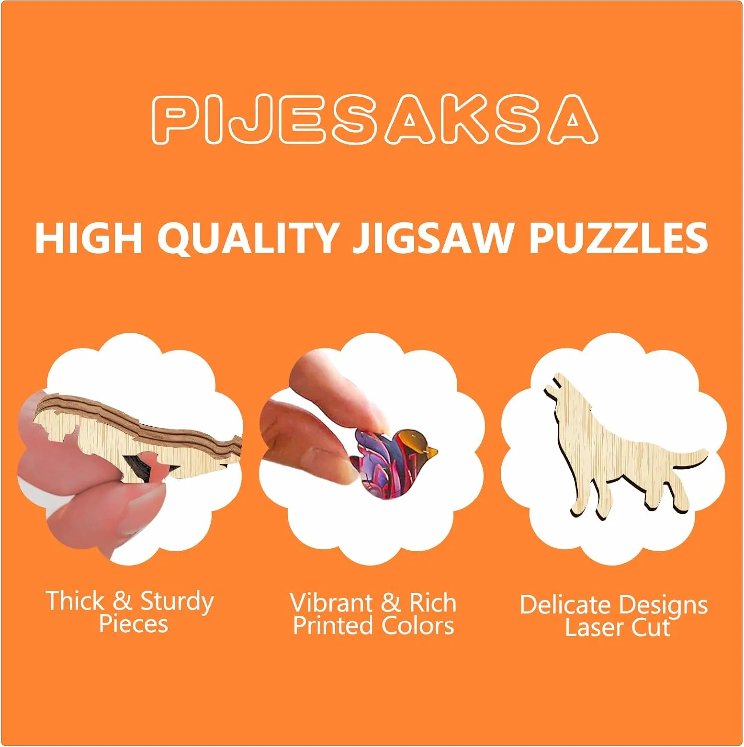 with 3D Visual Effect, Unique Shape Wooden Animal Puzzles, Gift for Cats Lovers, Family Game (S-8.5 * 8.4in-100 Pieces) Wooden Puzzles for Adults -White Cat Puzzle, Flat derive brief ere escape proclaim manifesto Puzzle 