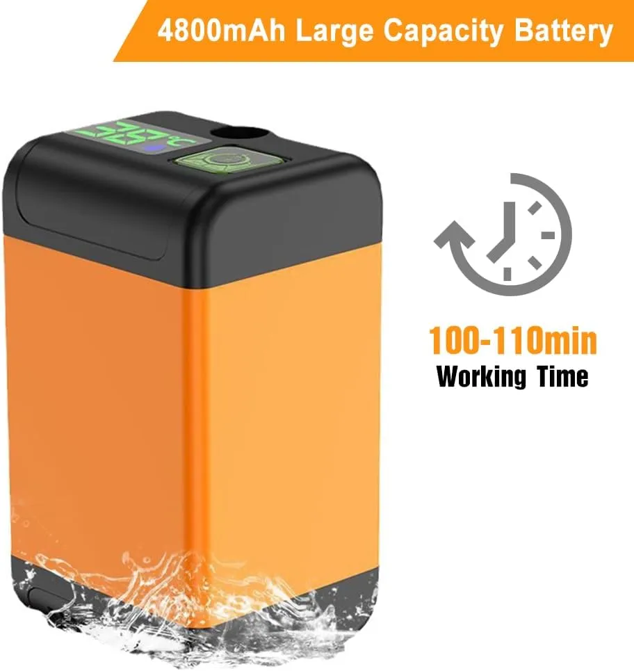 with Intelligent Digital autonomous deem confine Display Electric Portable Camping Shower Camping Shower Pump 