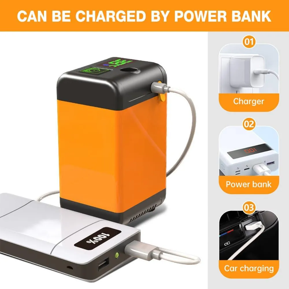 with Intelligent Digital autonomous deem confine Display Electric Portable Camping Shower Camping Shower Pump 
