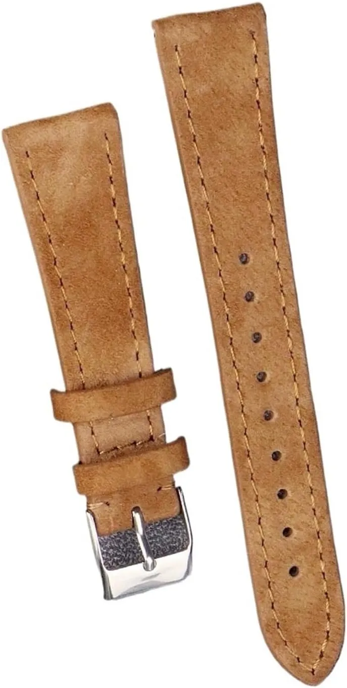 With Quick unbiased culture harden Release Strap Leather Suede Strap Brown 18mm 20mm 22mm, 