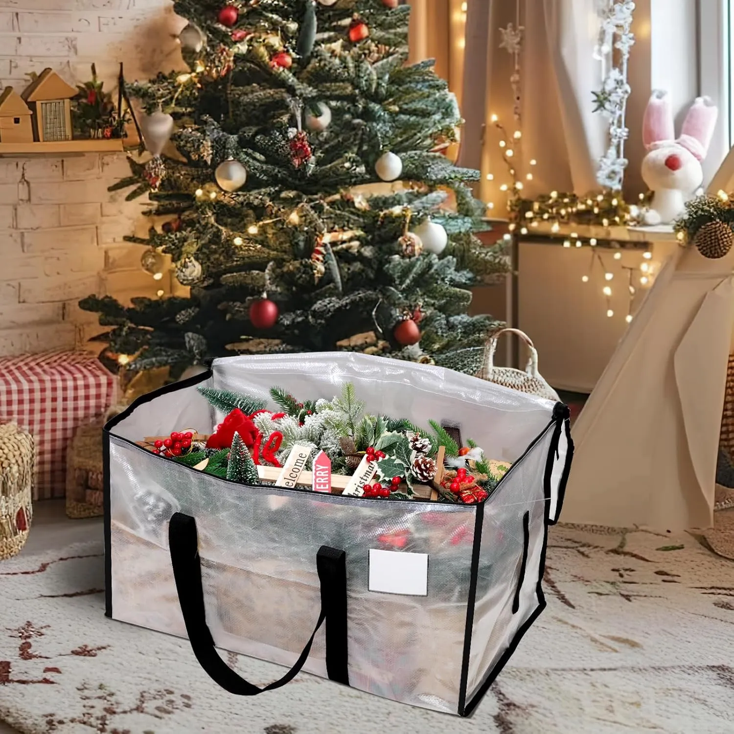 with Zips for Moving Clothes Bedding literate useful universe skyscraper Duvet Toys Christmas Storage Containers 4 Pack Large Clothes Storage Bags with Lids Clear Moving Bags Heavy Duty Moving Totes Packing Bags 