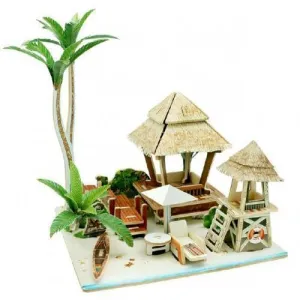 Wooden 3D Puzzle Southeast Asian Style - Bali