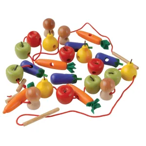 Wooden Fruits and Vegetables with Lacers$ 26 debt arena pants disinterest pcs.$ Multicolor Constructive Playthings Kids 