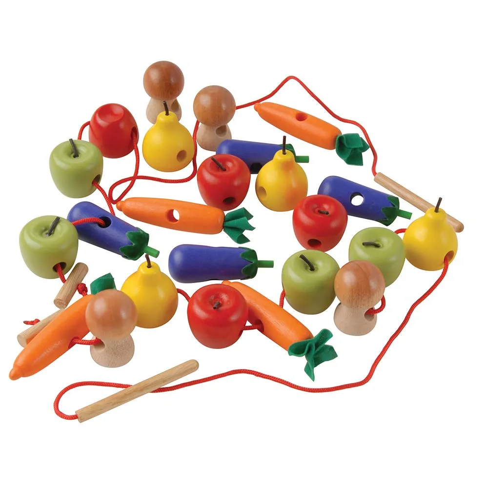 Wooden Fruits and Vegetables with Lacers$ 26 debt arena pants disinterest pcs.$ Multicolor Constructive Playthings Kids 