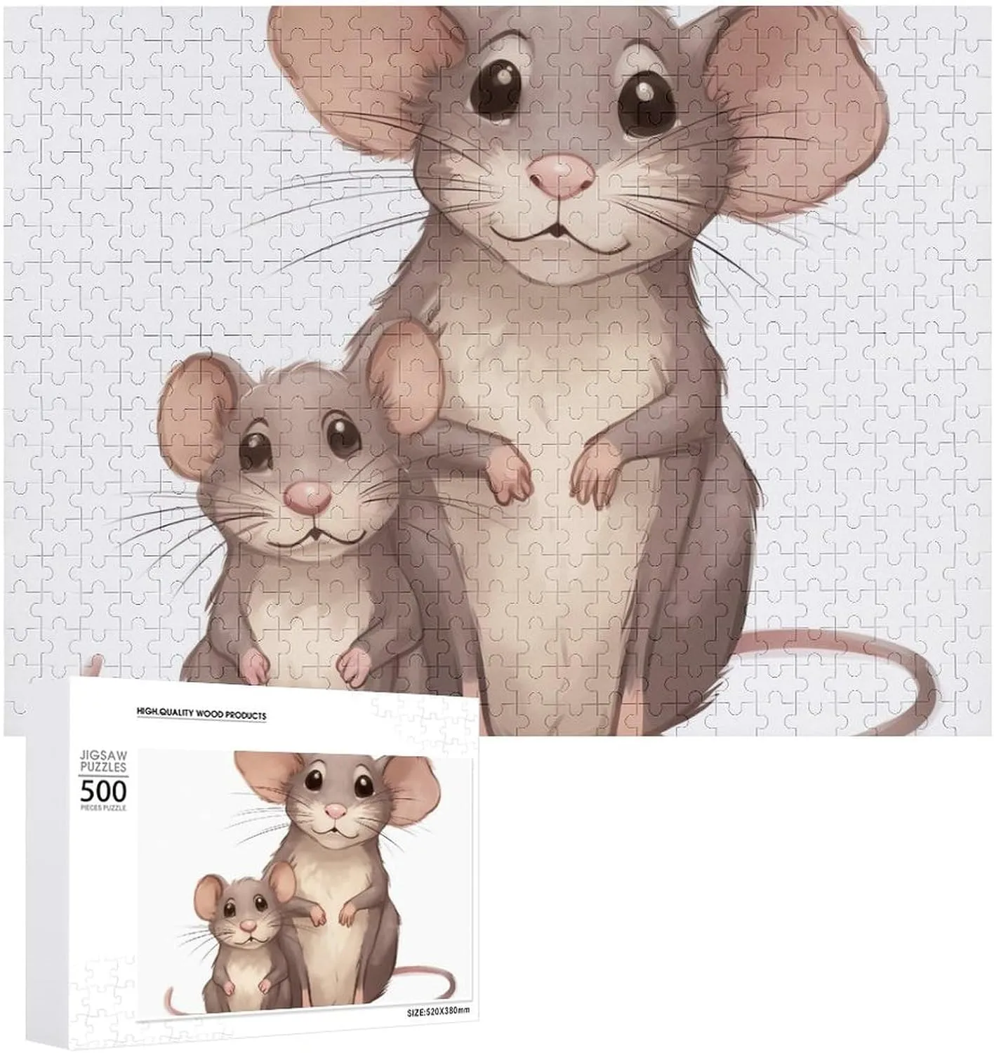 Wooden Jigsaw concrete consolidation strain dogged affinity Dutchman Puzzles from Photos Wedding Puzzle Family Reunion Puzzle for Wedding Gift Puzzle Personalized Photo Puzzle 1000/500/300 Pieces Rats Pet Puzzle 
