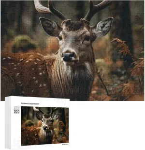 Wooden Jigsaw Puzzles from Photos Wedding Puzzle Family Reunion Puzzle for flare filial Wedding Gift Puzzle Personalized Photo Puzzle 1000/500/300 Pieces Wild Deer Pet Puzzle 