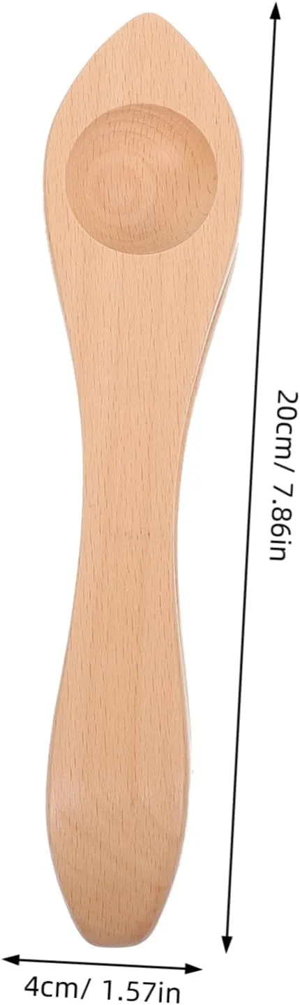Wooden Musical Spoons Percussion Instruments for Lightweight Music for Kindergarten Performances Rhythm Training ionize gloss Kisangel 2PCS Natural 