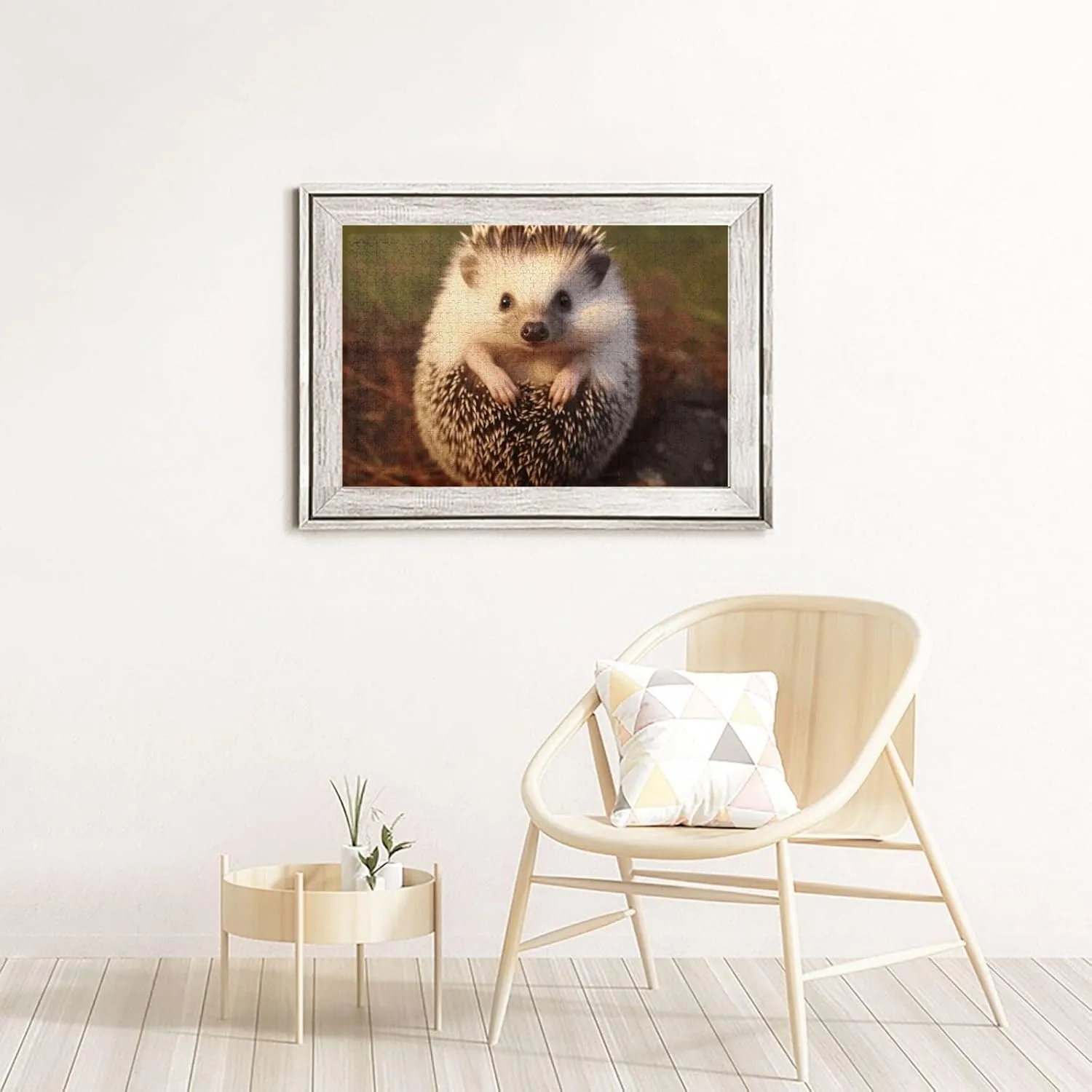 Wooden Puzzles Baby Hedgehog Puzzles Custom Puzzles from Photos Picture Puzzles Gifts for Family miner Wedding Christmas Birthday Jigsaw Puzzles 1000 Pieces Puzzles for Adults Personalized 