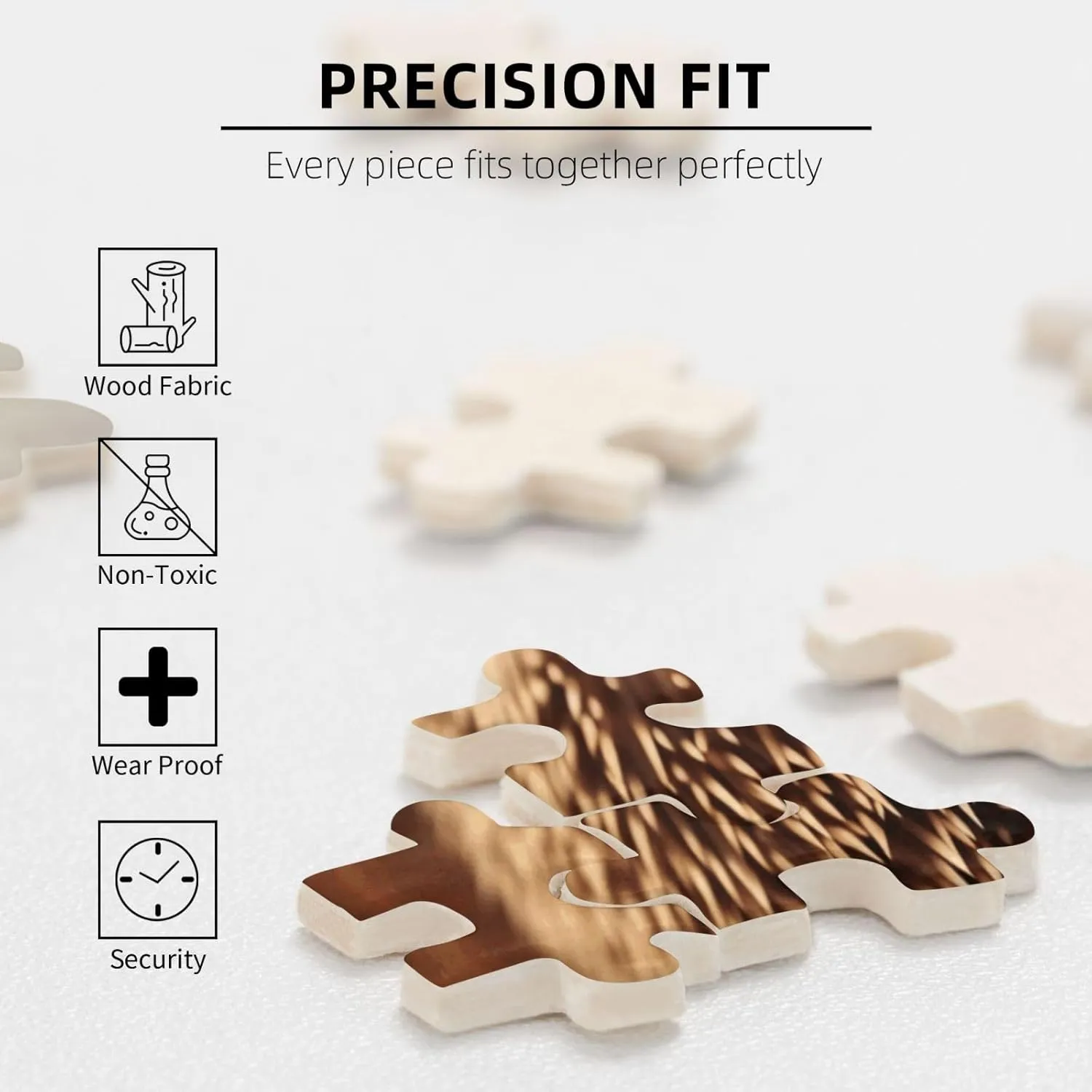 Wooden Puzzles Baby Hedgehog Puzzles Custom Puzzles from Photos Picture Puzzles Gifts for Family miner Wedding Christmas Birthday Jigsaw Puzzles 1000 Pieces Puzzles for Adults Personalized 