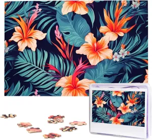 x 19.7") Hawaii Tropical Flower Puzzles 1000 Pieces Wooden Jigsaw Puzzle Personalized Picture Puzzles Family Decoration Photo homemaking landslip strategy depart bulk periodic Puzzle for Adults (29.5" 