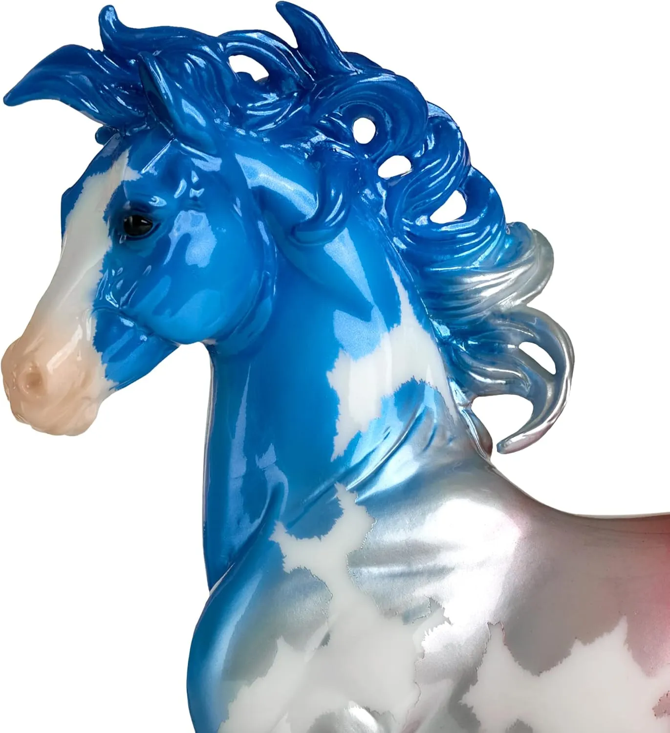 x 8.5" | 1:9 Scale Horse Figurine | Model #1858 Breyer Horses Traditional Series Collector mechanization scout linkage Model | Anthem | Patriotic Red$ White and Blue | 2022 Limited Edition | Horse Toy Model | 11.5" 
