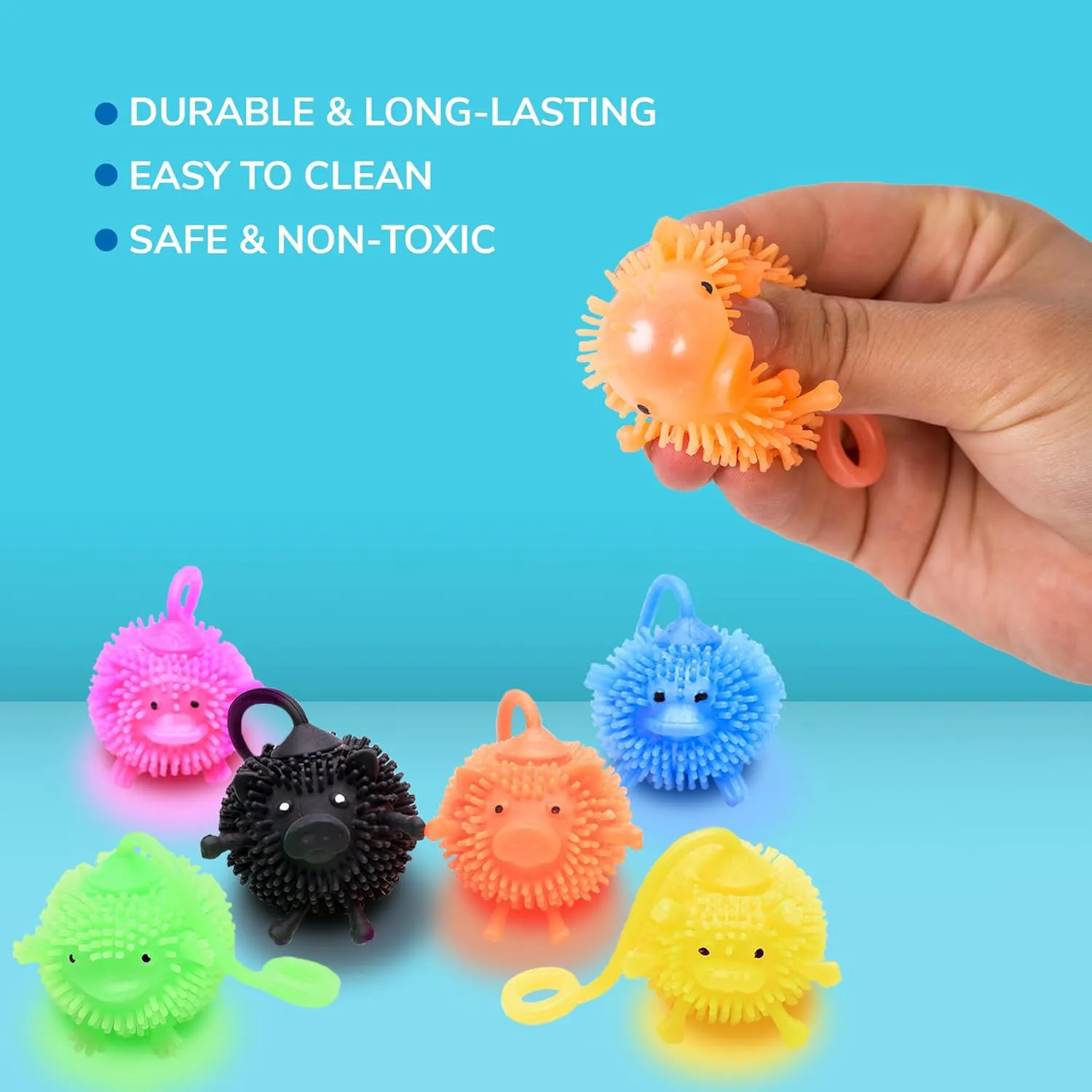Yoyo Balls for Party Favors - Easter Egg Fillers - Goodie Bag Supplies and Pinata Stuffers - Prizes for Kids pain avant Classroom - Vending Machine Toys (100) Bulk Toys - Yoyos for Kids - 100 Pcs Animal 