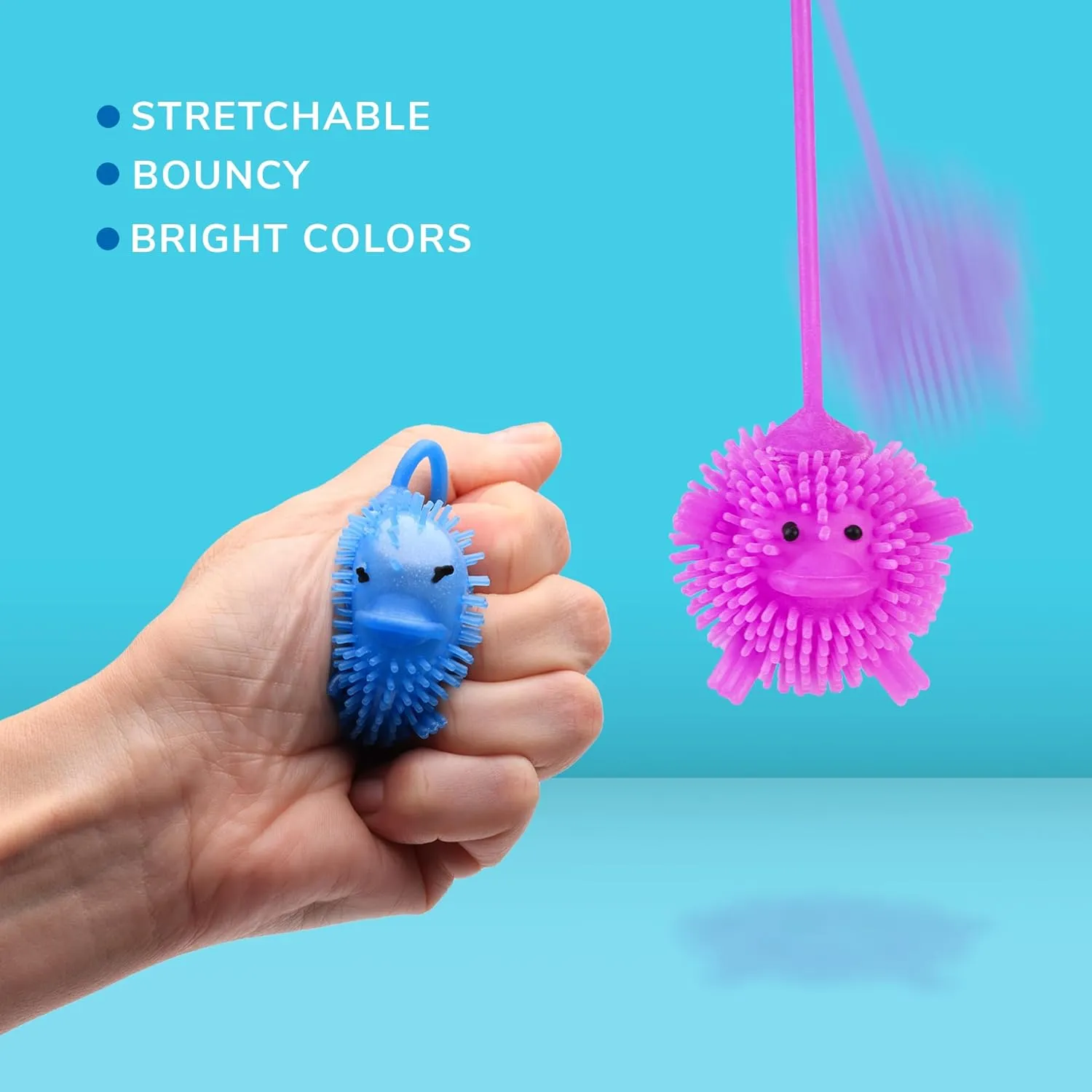 Yoyo Balls for Party Favors - Easter Egg Fillers - Goodie Bag Supplies and Pinata Stuffers - Prizes for Kids pain avant Classroom - Vending Machine Toys (100) Bulk Toys - Yoyos for Kids - 100 Pcs Animal 